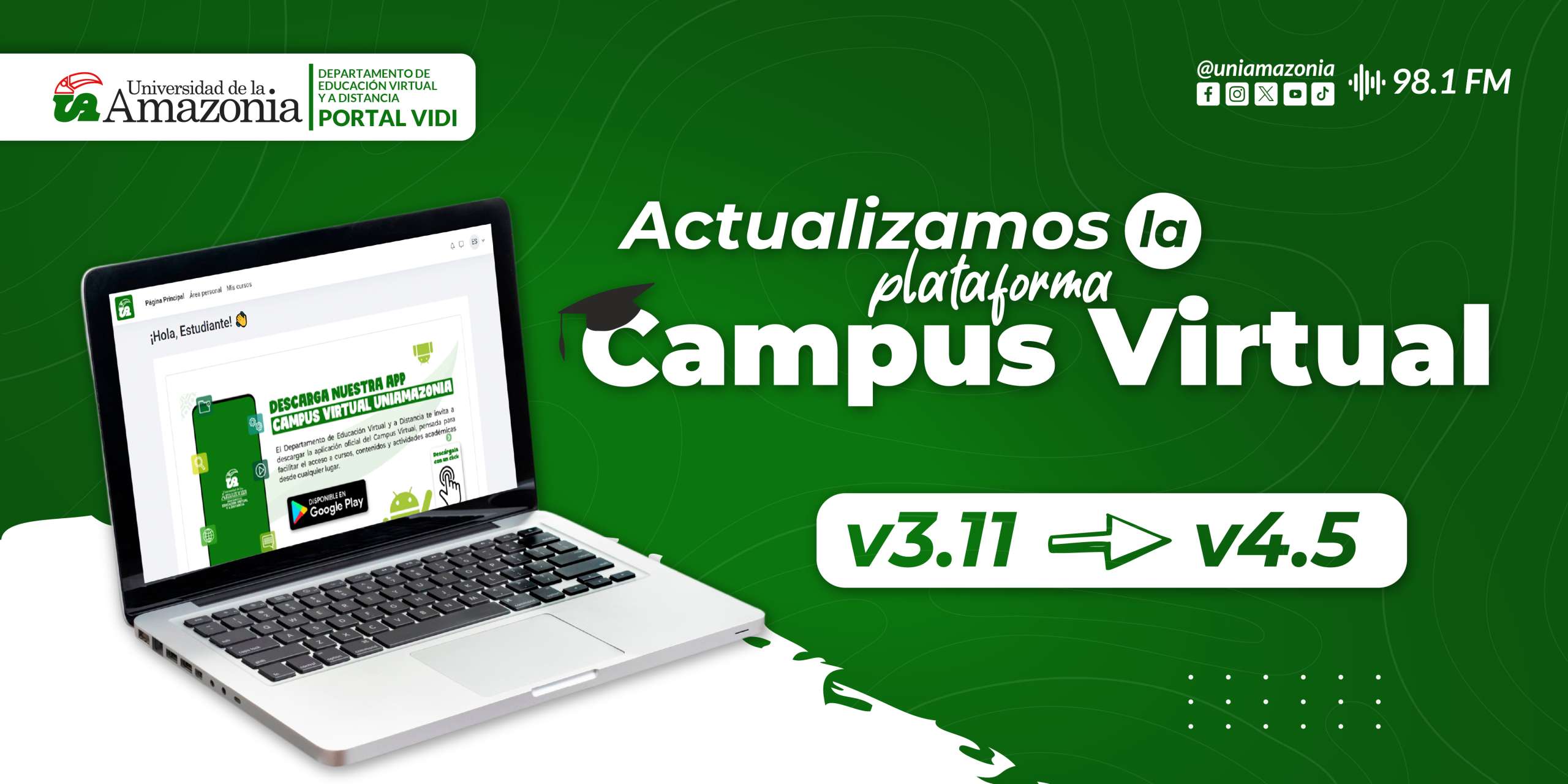 Campus Virtual Evoluciona: Bienvenidos a Moodle 4.5